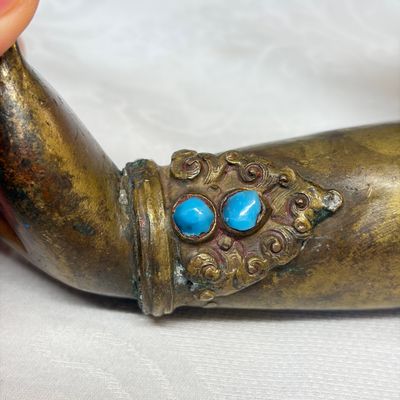 A Tibetan or Nepalese gilt-copper arm — photo 2