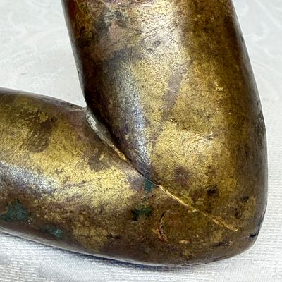 A Tibetan or Nepalese gilt-copper arm — photo 4