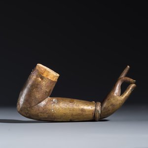 A Tibetan or Nepalese gilt-copper arm — photo 3