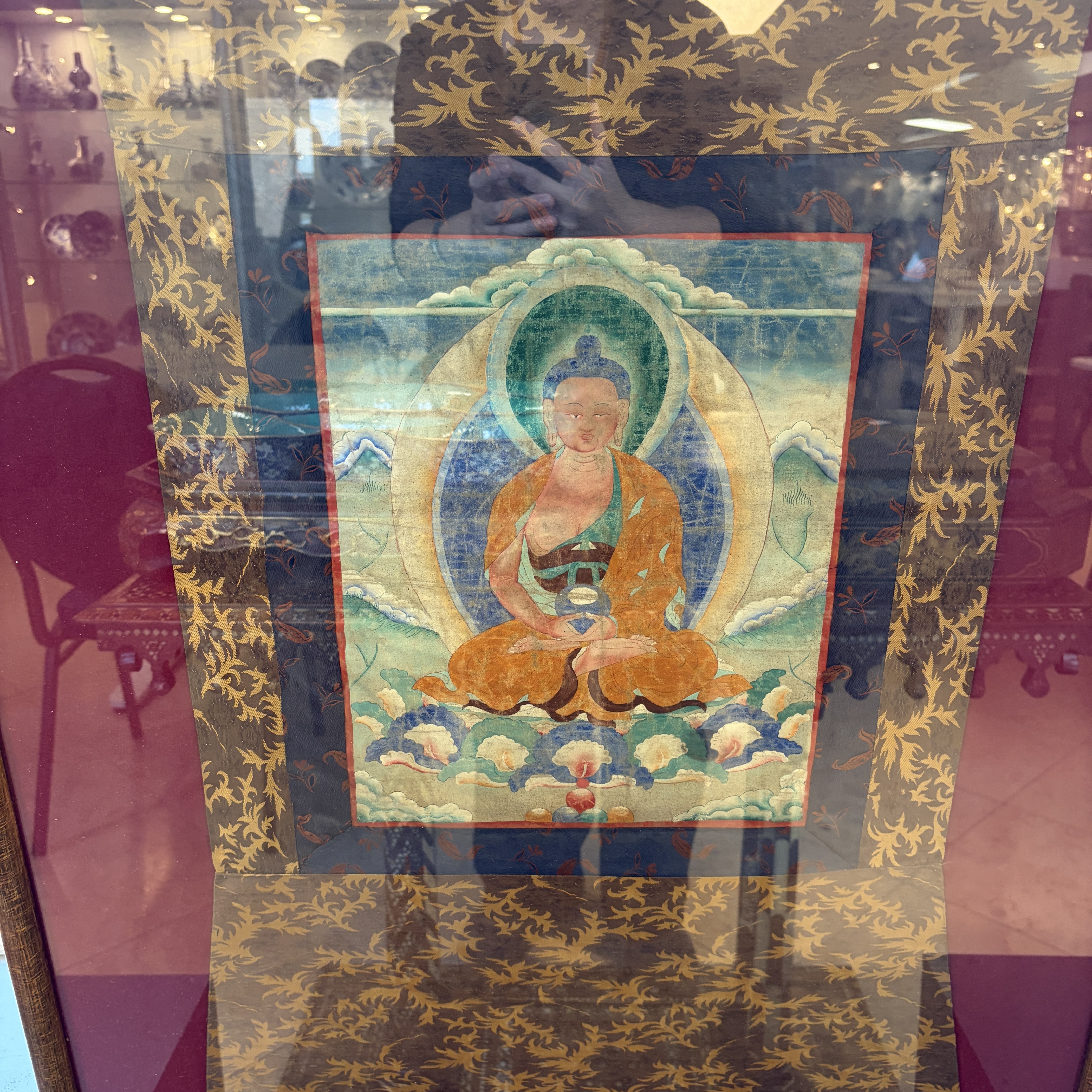 A Tibetan 'Shakyamuni Buddha' thangka — photo 1