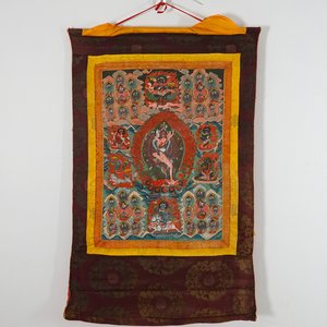 A Tibetan tangka, 18/19th C. — photo 1