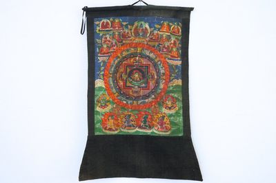 A Tibetan tangka, 19th C.