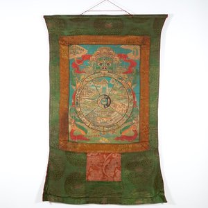 A Tibetan thangka, 19/20th C. — 照片 1