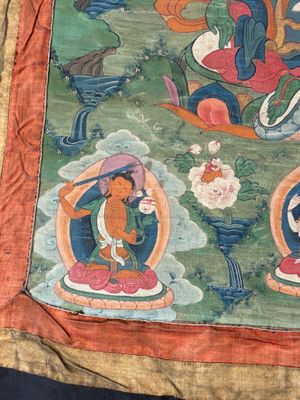 A Tibetan thangka depicting Green Tara, 19th C. — photo 7