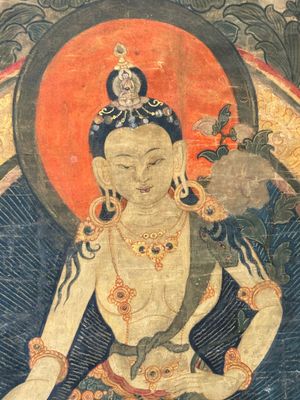A Tibetan thangka depicting Padmapani, 19th C. — photo 10