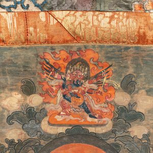 A Tibetan thangka depicting Padmapani, 19th C. — photo 5