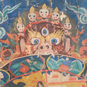 A Tibetan thangka depicting the Wheel of Life, Bhavacakra, 19th C. — photo 2