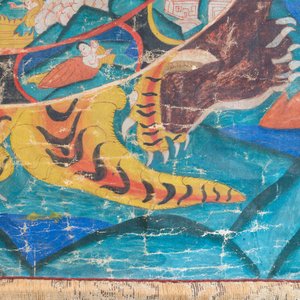 A Tibetan thangka depicting the Wheel of Life, Bhavacakra, 19th C. — photo 10