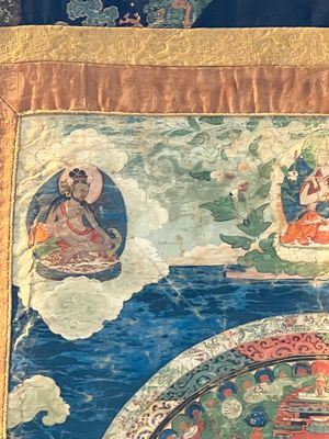A Tibetan 'Vajrasana Mandala' thangka, 19th C. — foto 4