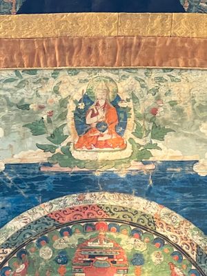 A Tibetan 'Vajrasana Mandala' thangka, 19th C. — foto 5