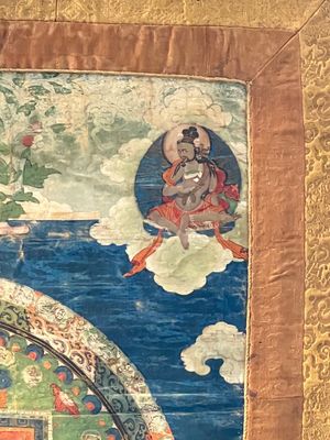 A Tibetan 'Vajrasana Mandala' thangka, 19th C. — foto 6