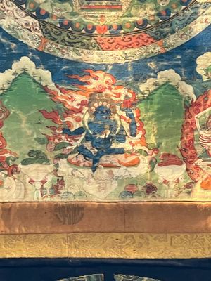 A Tibetan 'Vajrasana Mandala' thangka, 19th C. — foto 8