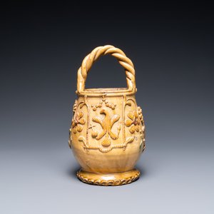 A Torhout pottery fire bowl, Willemyns workshop, dated 1821 — photo 5