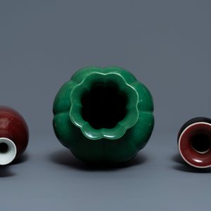 A varied collection monochrome Chinese porcelain wares, 19/20th C. — photo 18