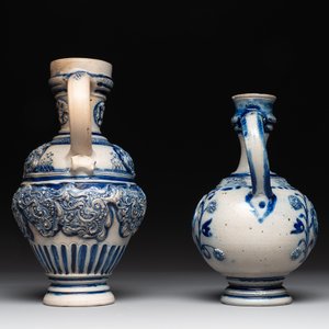 A varied collection of 10 Westerwald stoneware jugs, 17th C. and later — photo 11
