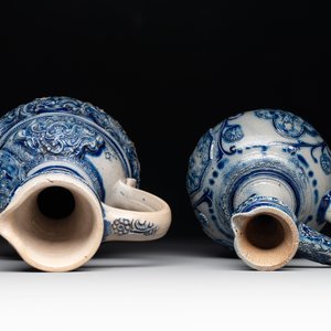 A varied collection of 10 Westerwald stoneware jugs, 17th C. and later — photo 12