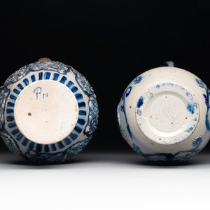 A varied collection of 10 Westerwald stoneware jugs, 17th C. and later — photo 13