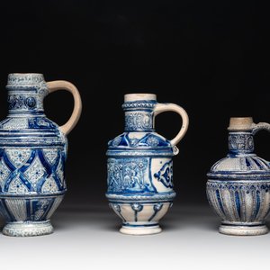 A varied collection of 10 Westerwald stoneware jugs, 17th C. and later — photo 2