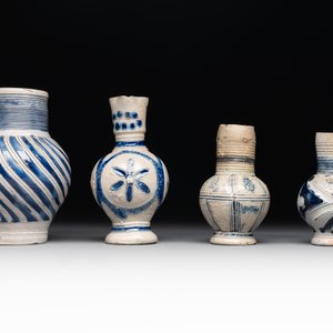 A varied collection of 10 Westerwald stoneware jugs, 17th C. and later — photo 21