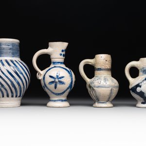 A varied collection of 10 Westerwald stoneware jugs, 17th C. and later — photo 22