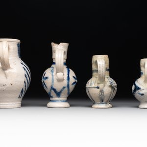 A varied collection of 10 Westerwald stoneware jugs, 17th C. and later — photo 23