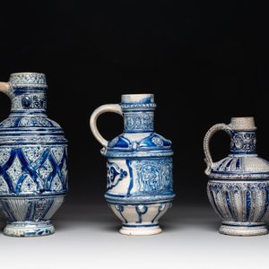 A varied collection of 10 Westerwald stoneware jugs, 17th C. and later — photo 4