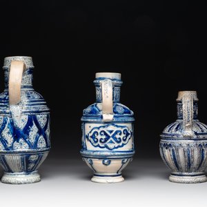 A varied collection of 10 Westerwald stoneware jugs, 17th C. and later — photo 5