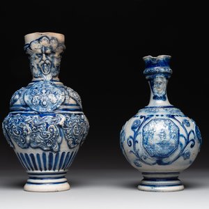 A varied collection of 10 Westerwald stoneware jugs, 17th C. and later — photo 9