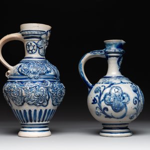 A varied collection of 10 Westerwald stoneware jugs, 17th C. and later — photo 10
