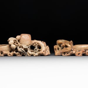 A varied collection of 11 Chinese jade and soapstone carvings, 19/20th C. — foto 14