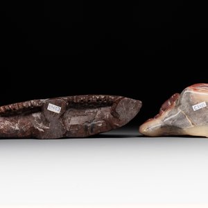 A varied collection of 11 Chinese jade and soapstone carvings, 19/20th C. — foto 25