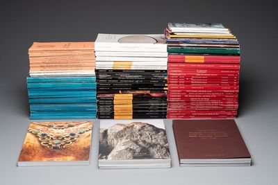 A varied collection of 116 auction catalogues on Asian arts from Christie's, 1976 and later