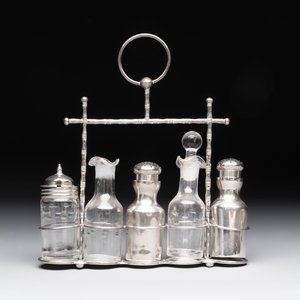 A varied collection of 12 Chinese export silver wares, 19/20th C. — photo 17
