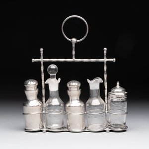 A varied collection of 12 Chinese export silver wares, 19/20th C. — photo 18