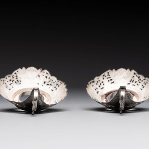 A varied collection of 12 Chinese export silver wares, 19/20th C. — photo 7