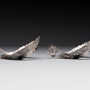 A varied collection of 12 Chinese export silver wares, 19/20th C. — photo 8