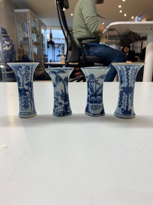 A varied collection of 13 Chinese blue and white wares, Kangxi/Qianlong — photo 2