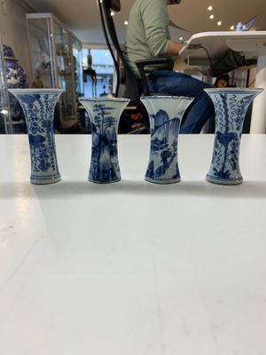 A varied collection of 13 Chinese blue and white wares, Kangxi/Qianlong — photo 4