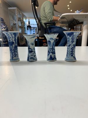 A varied collection of 13 Chinese blue and white wares, Kangxi/Qianlong — photo 5