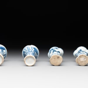 A varied collection of 13 Chinese blue and white wares, Kangxi/Qianlong — photo 11