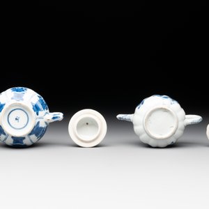 A varied collection of 13 Chinese blue and white wares, Kangxi/Qianlong — photo 20
