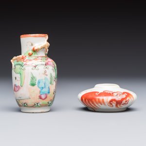 A varied collection of 13 Chinese famille rose wares, Yongzheng and later — foto 8