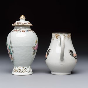 A varied collection of 13 Chinese famille rose wares, Yongzheng/Qianlong — 照片 23