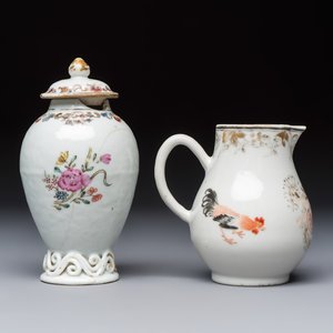 A varied collection of 13 Chinese famille rose wares, Yongzheng/Qianlong — 照片 24