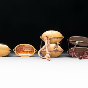 A varied collection of 14 Japanese lacquer and bronze wares, Zōhiko 平安象彦 mark, 19/20th C. — 照片 9