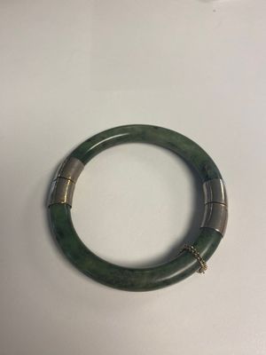 A varied collection of 16 pieces of Chinese jewelry and boxes, including jade, gold and silver, 20th C. — 照片 22