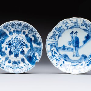 A varied collection of 18 Chinese famille rose, blue and white wares, 18/19th C. — photo 4