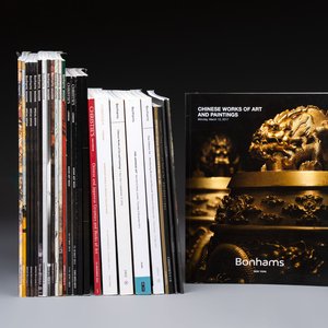 A varied collection of 26 Bonhams and Christie's auction catalogues and magazines, 2002-2018 — photo 1