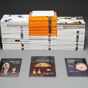 A varied collection of 54 auction catalogues on Chinese arts from Nagel and Zacke, 2010 and later — photo 1