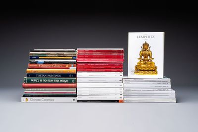 A varied collection of 58 books and catalogues on Chinese and Asian Arts, 1948-2020